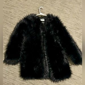 MANGO Faux Fur Jacket